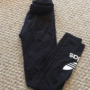 Black adidas leggings